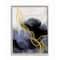 Stupell Industries Modern Coastal Abstract Lines Wall Art in Gray Frame